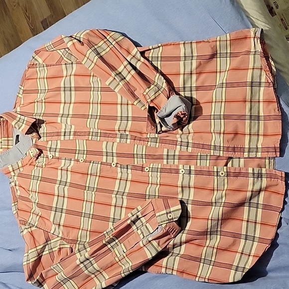 Men's L banana republic red plaid shirt. Spring '12 100% cotton - Picture 1 of 2